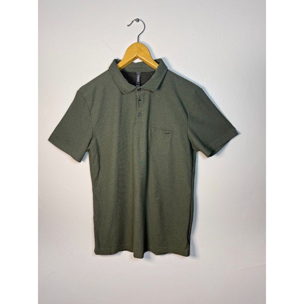 Vuori Ace Polo Shirt Green Size Large Style V164 Golf Outdoor Travel
